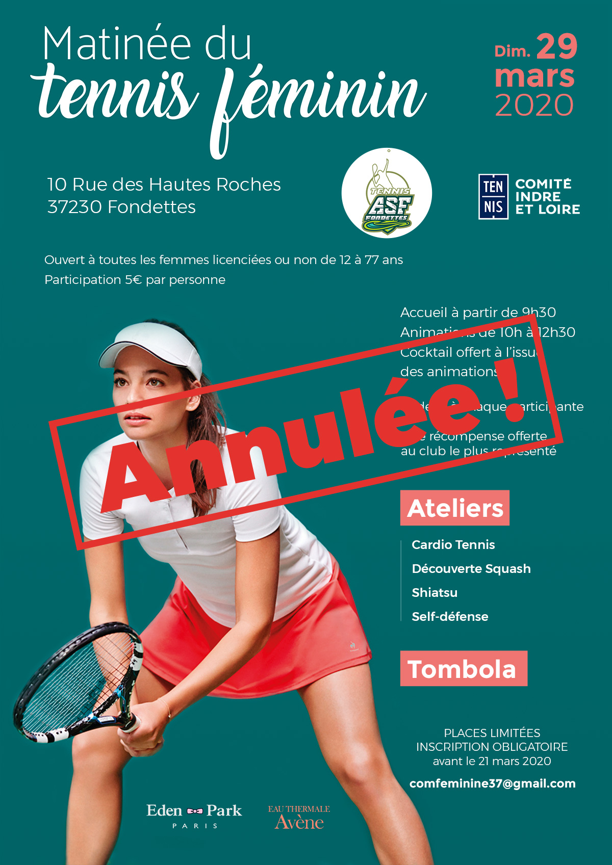 Tennis Féminin - Comité Départemental d'Indre et Loire de Tennis